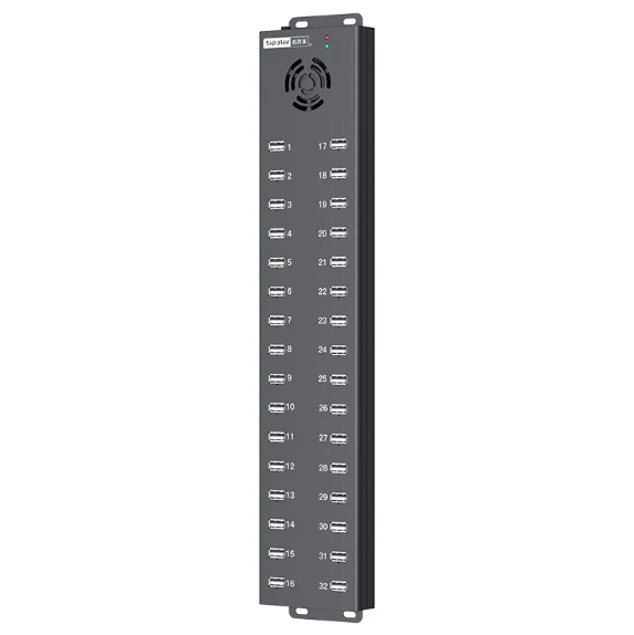 32 Port Usb 2.0 Hubs for Phone Accessories 240W Tablet Charging Station Usb Hub Splitter for Computer