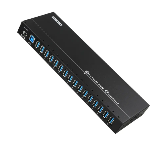 USB HUB Power Adapter 16 Port USB 3.0 Hub Splitter Switch 12V10A Power Adapter for Tablet Phone